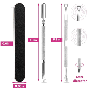 ที่ดันตะปูปลายโค้งสองด้านคุณภาพระดับพรีเมี่ยมทำจากสเตนเลสสตีลคุณภาพสูงสำหรับใส่นิ้วในกล่อง - Product Image 3