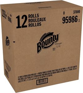 Cheap Quality Bounty Size 2-Ply <b>Paper</b> Towels White 8 Family's Rolls | 20 Regular Rolls at Low Price - Product Image 4