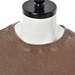 Sudaderas de Gran Tamaño para Hombre, Cuello Redondo, Manga Larga, 100% Algodón, Unisex, Otoño Invierno 2026, Venta al Por Mayor - Product Image 3