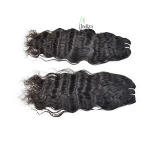 วิกต่อผมมนุษย์ผมลอนธรรมชาติสีดำ - Product Image 1