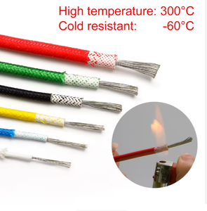 สายซิลิโคนทนความร้อนสูง 300 ° สายเคเบิลทองแดงอ่อนชนิด C หุ้มฉนวนใยแก้ว สำหรับระบบทำความร้อนพื้นแบบอุ่น - Product Image 3