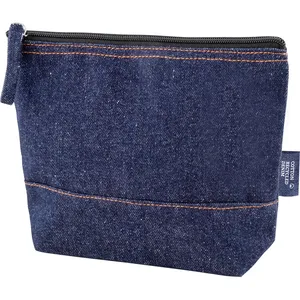 Borsa Clutch in Denim Riciclato Piovene, Borse Promozionali Sostenibili per Gadget - Product Image 1