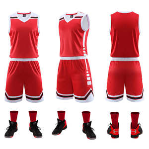 Uniformes de Baloncesto Lisos para Hombre al por Mayor LJ, Manga Corta, Material de Poliéster Transpirable de Secado Rápido, Se Acepta Logotipo Personalizado - Product Image 6