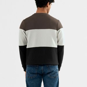 เสื้อสเวตเชิ้ตแขนยาวคอกลมผ้าฟลีซสำหรับผู้ชาย 100% ผ้าฝ้าย ลายเรียบ พร้อมปักโลโก้ตามสั่ง ลดราคาพิเศษ - Product Image 4