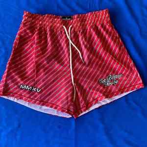 Short en maille personnalisé de marque célèbre logo de broderie courte Gym Thick Power Lifting Sublimation BY OSTROWEARS ENTERPRISES - Product Image 2