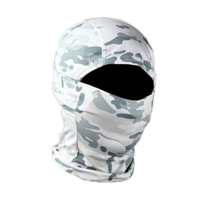 Vente en gros acrylique tricoté Sports Skull Face One Hole Ski Mask Hood Custom Balaclava Ski Mask - Product Image 2