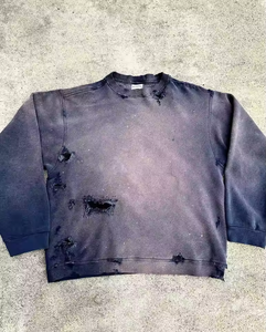 T-shirt pour homme surdimensionné, nouveau design, en gros, 240 g/m², 100 % coton, manches courtes, sérigraphie, respirant - Product Image 4