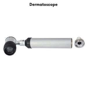10X lupa mango de latón dermatoscopio para el cuidado de la piel-Herramienta de examen de piel de alta precisión para dermatólogos instrumento médico - Product Image 2