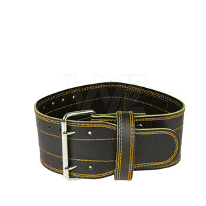 Heavy Duty Cowhide Non-Slip <b>Weight</b> Lifting <b>Belt</b> with Eco-Friendly Sustainable Features for Unisex Use in Powerlifting - Product Image 3