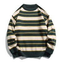 Nouveaux pulls pour hommes respirants, anti-boulochage, à séchage rapide, automne, pull-over ample, couleur unie, col rond, manches longues, tricot personnalisé