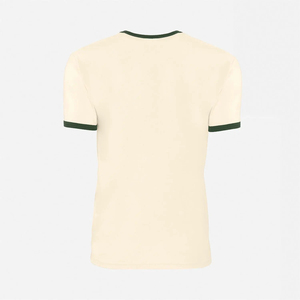Camiseta unisex esencial de manga corta con cuello acanalado, informal, elegante, estilo urbano, básica, antiarrugas, de secado rápido y transpirable. - Product Image 4