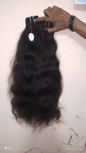 Vente en gros de cheveux humains vierges de qualité 12A Paquets de cheveux naturels à double trame non transformés 100% Remy à cuticules alignées Paquets de cheveux bruts indiens - Product Image 5