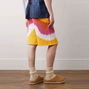 กางเกงขาสั้นผู้ชายผ้าฝ้าย/ขนสัตว์รุ่นใหม่ แห้งเร็ว ระบายอากาศได้ดี เอวยางยืด ปรับแต่งได้ คุณภาพสูง - Product Image 4