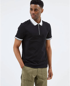 เสื้อโปโลแฟชั่นสำหรับผู้ชายเสื้อโปโลลายบินออกแบบโลโก้ได้ตามต้องการเสื้อโปโลสำหรับใส่เล่นกอล์ฟระบายอากาศได้ - Product Image 2