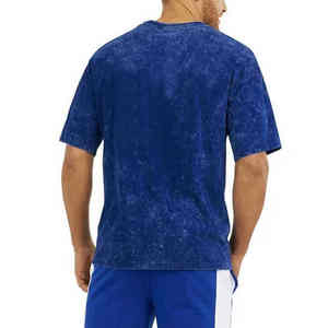 Camisetas de Algodón Grueso Extra Grandes para Hombre, Diseño Personalizado, Estilo Vintage, Lavadas con Ácido - Product Image 1