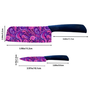 Wholesale Best Selling Ceramic Chef <b>Knife</b> <b>Set</b> 8-Piece Durable Plastic Handles <b>for</b> Barbecue Parties Hot <b>Sale</b> Dropshipping - Product Image 2