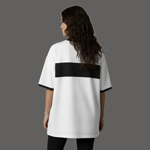 เสื้อยืดคอกลมแขนสั้นผ้าฝ้าย 100% คุณภาพสูง OEM/ODM สำหรับฤดูร้อน สวมใส่สบาย ระบายอากาศได้ดี เป็นมิตรกับสิ่งแวดล้อม ทรงปกติ สำหรับผู้หญิง - Product Image 4