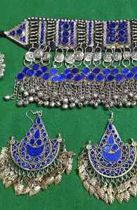 Conjunto de joyería hecha a mano afgana Kuchi en diferentes grados y precios Nuevo diseño Joyería hecha a mano afgana para boda - Product Image 3