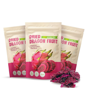 ขวดโหลเมสันจากเวียดนามผลไม้มังกรแดงออแกนิกเกรดพรีเมี่ยมอบแบบนุ่มไม่มีน้ำตาลอบ - Product Image 6