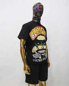 Nuevas llegadas Hombres Hell Camiseta de algodón Camiseta personalizada Nfc Scan Impresión de gran tamaño Camiseta de manga corta Hip Hop - Product Image 3