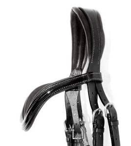 Anatomic Grackle Bridle Freeway MonoCrown Figura mexicana 8 ROSE GOLD PATENT Horse Snaffle Leather Brida Fabricante Anatomic - Product Image 5