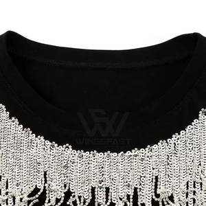 เสื้อสำหรับผู้ชายผ้าคอตตอน100% ทรงหลวมพิมพ์ลายคุณภาพสูงเสื้อแห้งเร็วดีไซน์ล่าสุด - Product Image 4