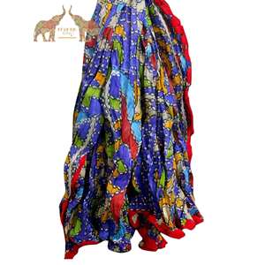Women's Boho Fashion Cotton Tie-Dye <b>Scarf</b> Dupatta Multi-Color Hand Drawn Digital Printed <b>Chiffon</b> Hijab <b>Scarves</b>-Wholesale Lot - Product Image 4