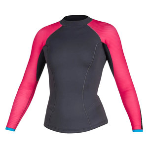 Custom Long Sleeve Women Rash Guard Lightweight <b>Swim</b> <b>Shirt</b> Breathable Anti-UV UPF50+ Quick Dry Eco-Friendly Spandex/Polyester - Product Image 3
