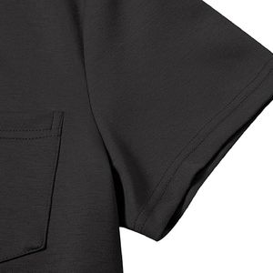 ชุดเสื้อยืดแขนสั้นและกางเกงขาสั้นสำหรับผู้ชายชุดเสื้อถักแบบระบายอากาศได้สไตล์ลำลองตามสั่งสำหรับฤดูร้อน - Product Image 4