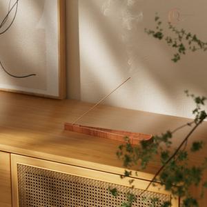 Brûleur d'encens en bois pour la méditation et le yoga, porte-bâton décoratif pour un environnement spirituel calme à la maison - Product Image 4