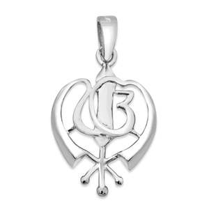 NOVAMART Fine Geometric <b>Sword</b>-shaped 925 Silver Pendant with Gold Plating and Link Chain Wholesale Export - Product Image 3
