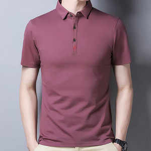 Vente en gros d'été T-shirt pour hommes d'âge moyen et âgés Fête des pères Polos à manches courtes pour hommes de grande taille - Product Image 2