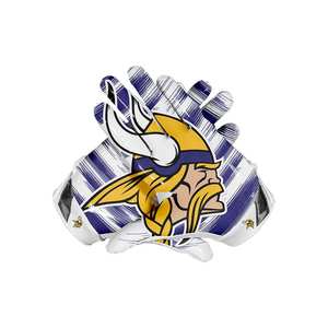 Gants de football américain pour usage extérieur, antidérapants, en silicone fusionné avec des impressions de joueurs, en cuir, pour les joueurs de terrain - Product Image 3