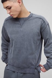 Custom <b>Crewneck</b> Sweatshirt for Man Men's Sweatshirts Wholesale For Men - Product Image 6