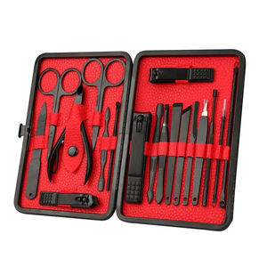 Best Selling Professional Stainless Steel <b>Nail</b> Clipper Manicure <b>Kit</b> with Custom Logo Durable Luxury <b>Nail</b> Care - Product Image 4