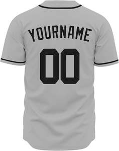 Nouveau Vente en Gros Logo Personnalisé Vêtements de Sport Sublimation Séchage Rapide Respirant Maillot de Baseball Brodé - Product Image 3