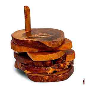 Posavasos de barra de artesanía de nuevo diseño, fabricante y exportador de diseño personalizado de madera de nogal con calidad de exportación - Product Image 5