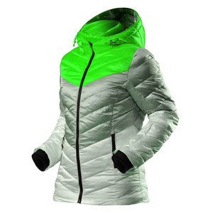 Chaqueta Acolchada Estilo Plumón para Mujer, Personalizable, Ajustada, Ultraligera, Cortavientos, Plegable, Abrigo de Invierno con Capucha - Product Image 3