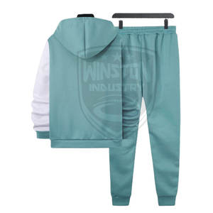 Servicio OEM de diseño de ropa informal de gran oferta chándal de invierno para hombres chándales personalizados lisos de alta calidad para hombres - Product Image 2