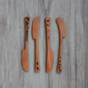 ชุดไม้พายและส้อมสำหรับห้องครัวอุปกรณ์ทำอาหารทำจากไม้เป็นมิตรกับสิ่งแวดล้อม - Product Image 5