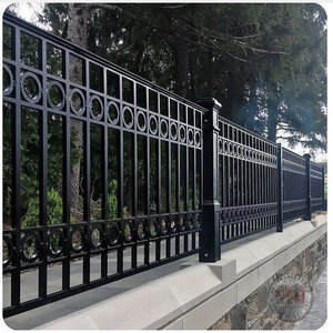 <b>Decorative</b> outdoor <b>garden</b> <b>fence</b> made from wrought iron with durable panel fencing supplies <b>for</b> backyard and balcony areas - Product Image 2