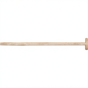 DIN 20152 Spade Handle 1000 mm Length 40 mm Diameter Bent T-handle Ash with Cone LFFERT <b>Garden</b> Hand <b>Tools</b> - Product Image 3