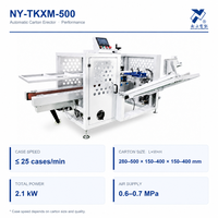 Ligne d'emballage automatique à grande vitesse pour l'ouverture et la formation de cartons NY-TKXM-500, machine à ériger des cartons