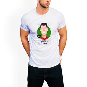 T-shirts à col rond en coton et polyester de qualité supérieure pour hommes S-4XL d'impression numérique - Product Image 5