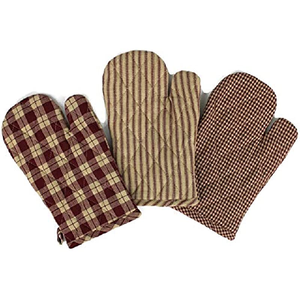 Nouveau personnalisé antidérapant 100% organique Cottongloves isolation thermique Gots certificat barbecue cuisson populaire résistant à la chaleur four mitaine - Product Image 2