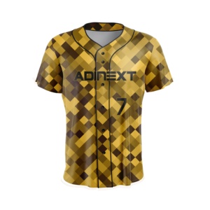 Hot Sale Men's <b>Baseball</b> Jerseys Youth Custom Made Sublimation Softball Uniforms Breathable Polyester Hip-Hop Shirts Printed - Product Image 2