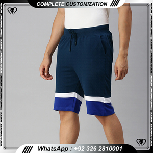 กางเกงขาสั้นผ้าฝ้ายออกกำลังกายสำหรับผู้ชายแฟชั่นใหม่ - Product Image 2