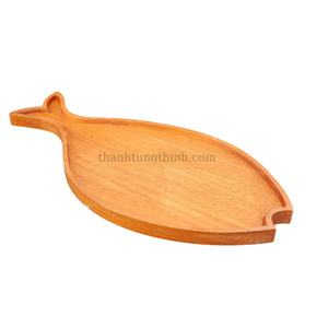 Meilleure vente en gros plateau de service en bois d'acacia plateau en bois décoratif écologique pour ustensiles de cuisine directement du Vietnam - Product Image 3