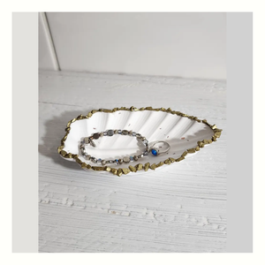 Bandeja de hojas de aluminio dotada, plato hecho a mano elegante para mesa de comedor, cocina, hogares, hoteles y decoración de eventos, bandeja de la mejor calidad - Product Image 6