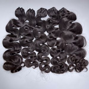 Venta al por mayor de proveedor modelo de cuerpo de grado superior doble trama cruda cutícula alineada cabello humano Remy 30 pulgadas de longitud paquetes de cabello virgen - Product Image 4